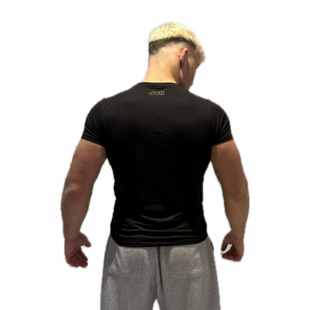 KOSZULKA SLIM CZARNA STANDARD ARMIAJUK